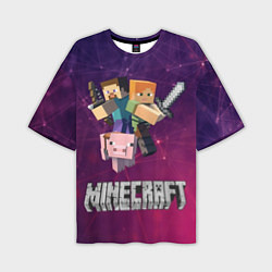 Мужская футболка оверсайз MINECRAFT
