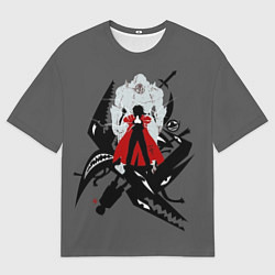 Футболка оверсайз мужская Стальной алхимик, цвет: 3D-принт