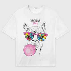 Мужская футболка оверсайз Because cool