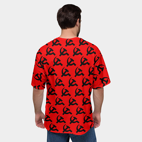 Мужская футболка оверсайз СССР / 3D-принт – фото 4