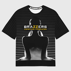 Футболка оверсайз мужская Brazzers сasting-producer, цвет: 3D-принт