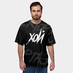 Футболка оверсайз мужская Сектор Газа - ХОЙ, цвет: 3D-принт — фото 2