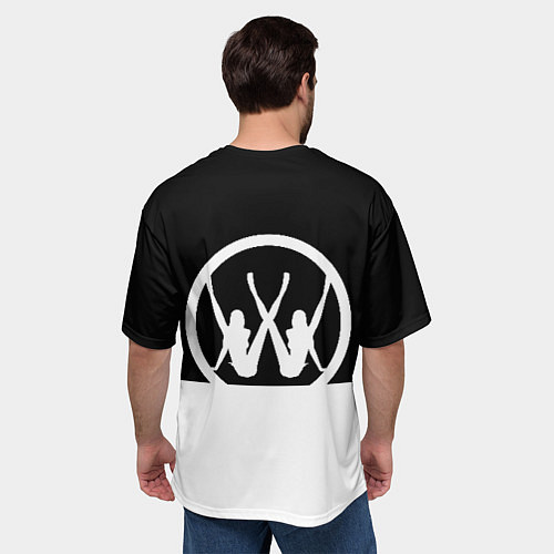 Мужская футболка оверсайз Volkswagen girls / 3D-принт – фото 4