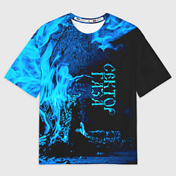 Футболка оверсайз мужская Сектор Газа, цвет: 3D-принт