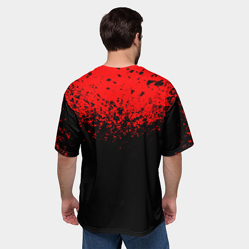 Мужская футболка оверсайз Overlord / 3D-принт – фото 4