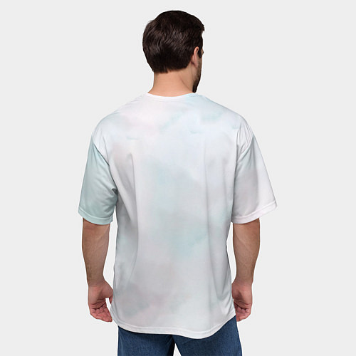 Мужская футболка оверсайз Шото Тодороки / 3D-принт – фото 4
