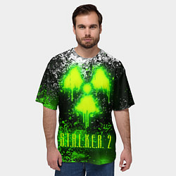 Футболка оверсайз мужская S T A L K E R 2, цвет: 3D-принт — фото 2