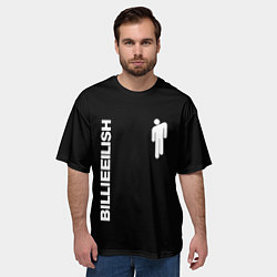 Футболка оверсайз мужская BILLIE EILISH, цвет: 3D-принт — фото 2