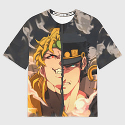 Футболка оверсайз мужская Dio Brando x Jotaro, цвет: 3D-принт
