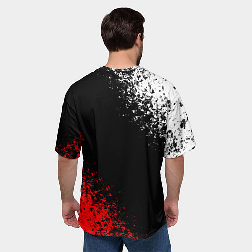 Мужская футболка оверсайз Overlord / 3D-принт – фото 4
