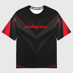 Футболка оверсайз мужская CYBERPUNK 2077, цвет: 3D-принт