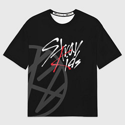 Футболка оверсайз мужская Stray Kids, цвет: 3D-принт