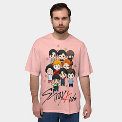 Футболка оверсайз мужская Stray Kids, цвет: 3D-принт — фото 2