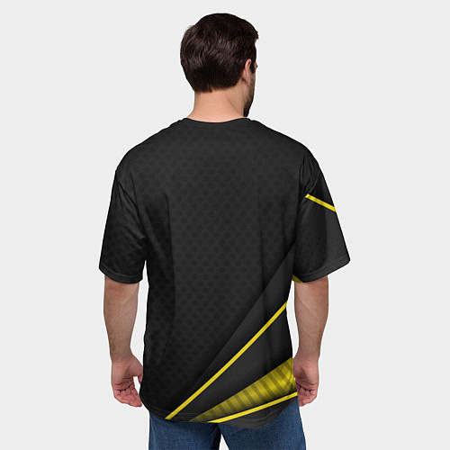 Мужская футболка оверсайз Mass Effect N7 / 3D-принт – фото 4