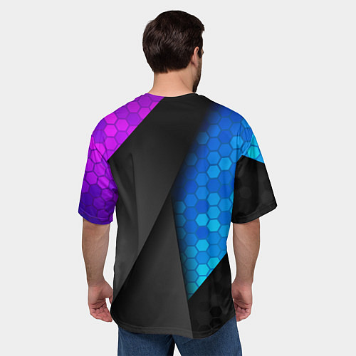 Мужская футболка оверсайз Mass Effect N7 / 3D-принт – фото 4