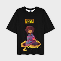 Мужская футболка оверсайз UNDERTALE FRISK