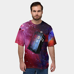 Футболка оверсайз мужская Doctor Who, цвет: 3D-принт — фото 2
