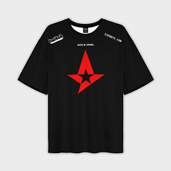 Футболка оверсайз мужская Cs Go Astralis jersey, цвет: 3D-принт