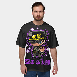 Футболка оверсайз мужская Приключения ДжоДжо, цвет: 3D-принт — фото 2