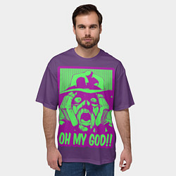 Футболка оверсайз мужская Oh my good!!, цвет: 3D-принт — фото 2