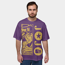Футболка оверсайз мужская JoJo Bizarre Adventure, цвет: 3D-принт — фото 2