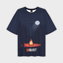 Мужская футболка оверсайз Rust