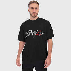 Футболка оверсайз мужская STRAY KIDS, цвет: 3D-принт — фото 2