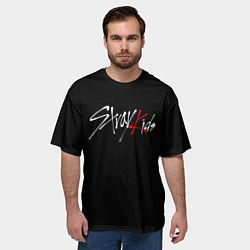 Футболка оверсайз мужская STRAY KIDS, цвет: 3D-принт — фото 2