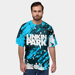 Футболка оверсайз мужская Linkin Park, цвет: 3D-принт — фото 2