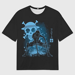 Футболка оверсайз мужская One Piece, цвет: 3D-принт