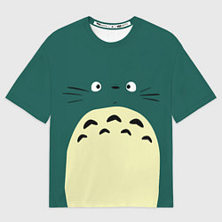 Футболка оверсайз мужская Totoro, цвет: 3D-принт