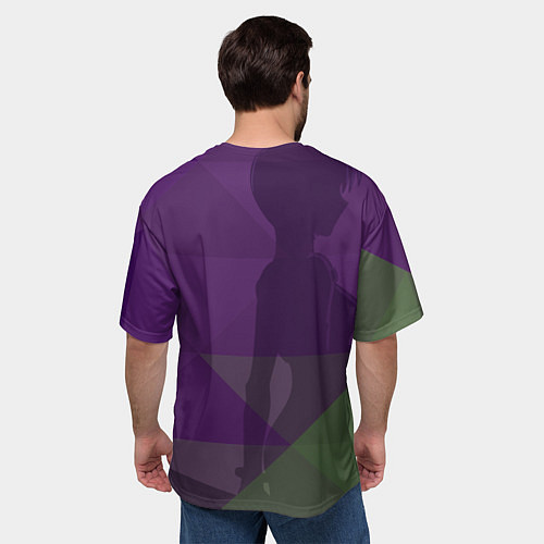 Мужская футболка оверсайз Evangelion: 111 / 3D-принт – фото 4