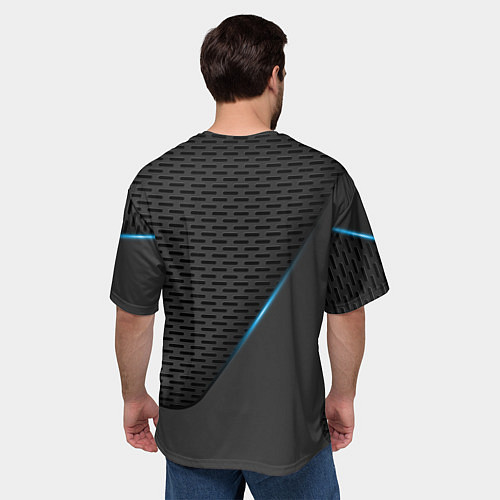 Мужская футболка оверсайз Detroit RK900 / 3D-принт – фото 4