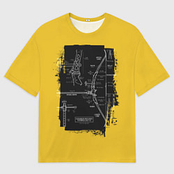 Мужская футболка оверсайз Recurve bow