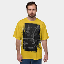 Футболка оверсайз мужская Recurve bow, цвет: 3D-принт — фото 2