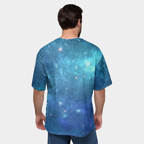 Мужская футболка оверсайз Овечка / 3D-принт – фото 4