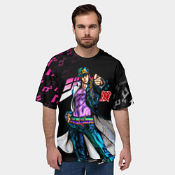 Футболка оверсайз мужская JOJOS BIZARRE ADVENTURE, цвет: 3D-принт — фото 2