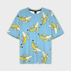Мужская футболка оверсайз Banana art