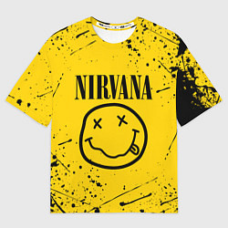 Футболка оверсайз мужская NIRVANA, цвет: 3D-принт