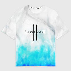 Футболка оверсайз мужская LINEAGE 2, цвет: 3D-принт