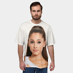 Футболка оверсайз мужская Ariana Grande Ариана Гранде, цвет: 3D-принт — фото 2
