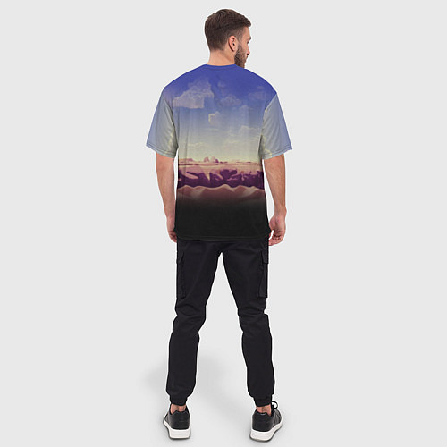 Мужская футболка оверсайз Terraria / 3D-принт – фото 4