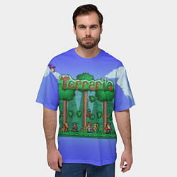 Футболка оверсайз мужская Terraria, цвет: 3D-принт — фото 2
