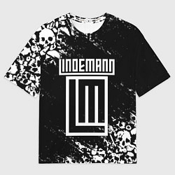 Футболка оверсайз мужская LINDEMANN, цвет: 3D-принт