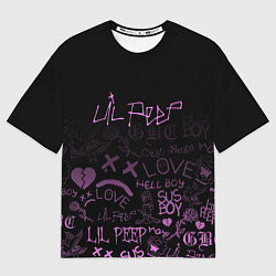 Футболка оверсайз мужская LIL PEEP, цвет: 3D-принт