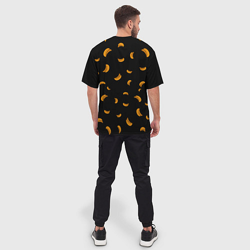 Мужская футболка оверсайз Банана / 3D-принт – фото 4