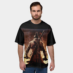 Футболка оверсайз мужская Sekiro shadows die twice, цвет: 3D-принт — фото 2