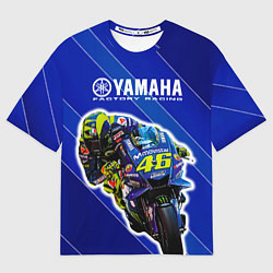 Футболка оверсайз мужская Valentino Rossi, цвет: 3D-принт