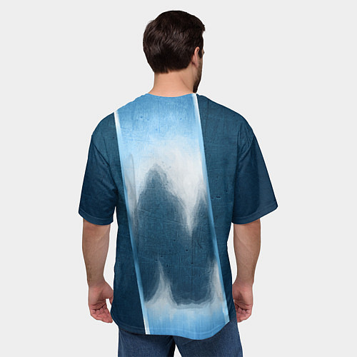 Мужская футболка оверсайз Гандболистка / 3D-принт – фото 4