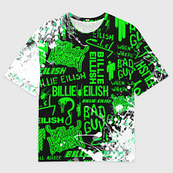 Футболка оверсайз мужская BILLIE EILISH, цвет: 3D-принт